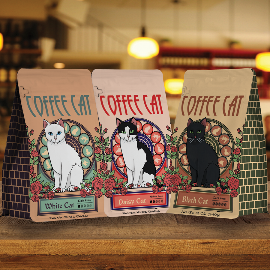 Coffee Cat Package Design